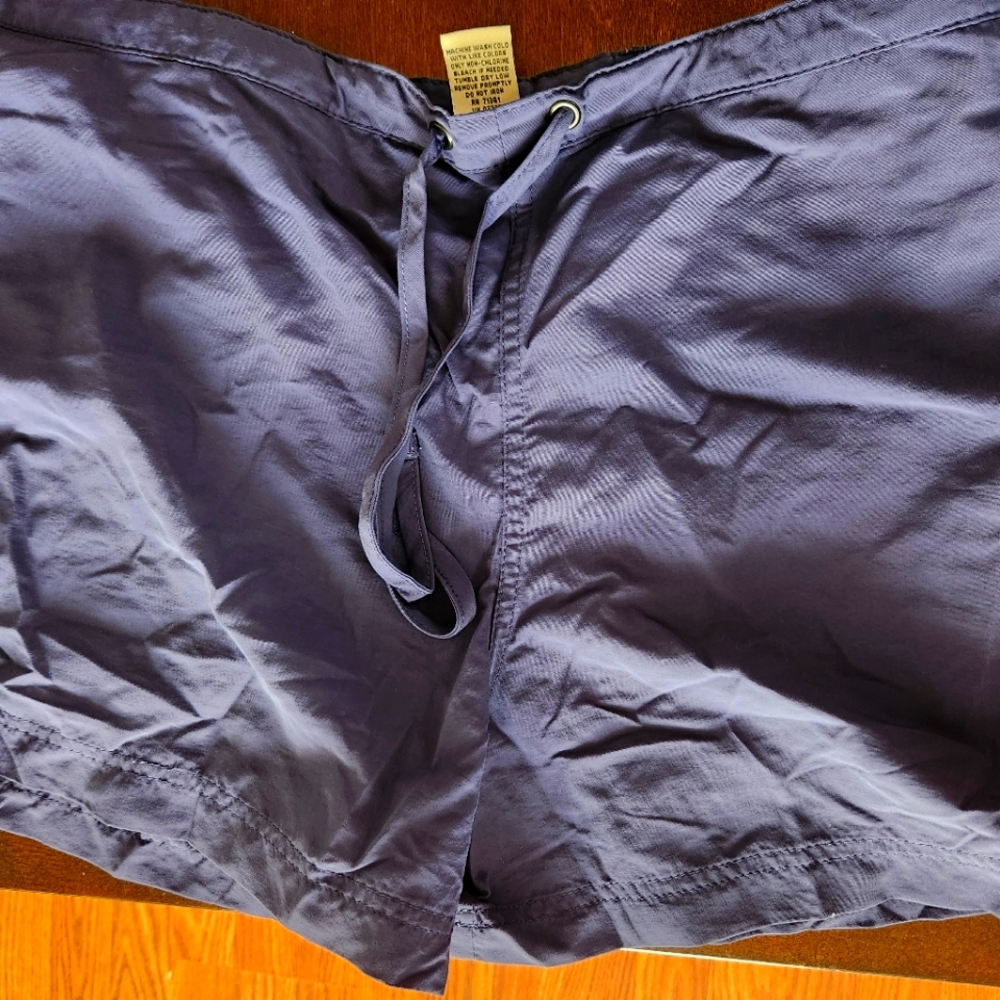 L.L. Bean Women's Navy Blue Nylon Shorts